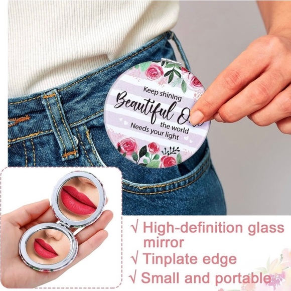 Inspirational Compact Mirror, Choose One - Picture 6 of 10